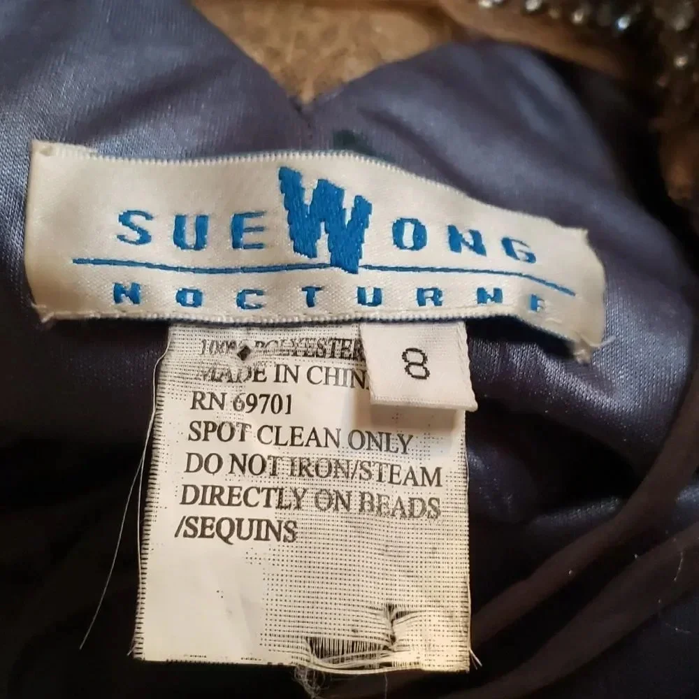 COPY - Sue Wong gorgeous dress size 8 - Picture 9 of 9